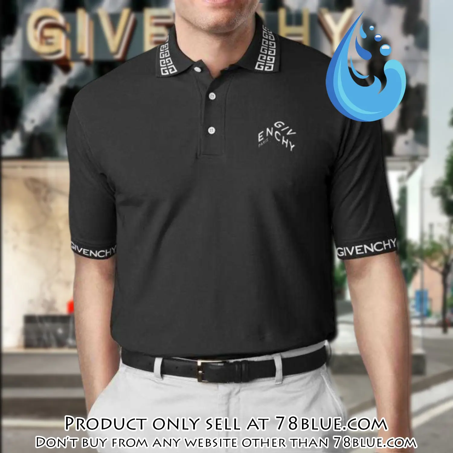 Givenchy premium polo shirt  luxury polo shirt for men pls518 78b1349305